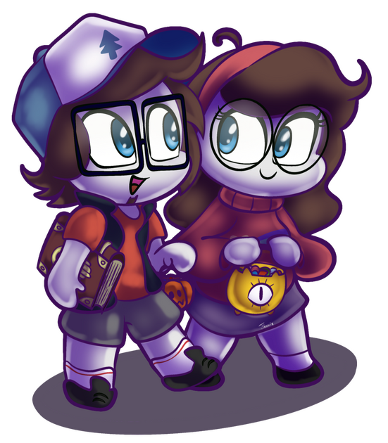 OCs - Az and Elliot Halloween 2024