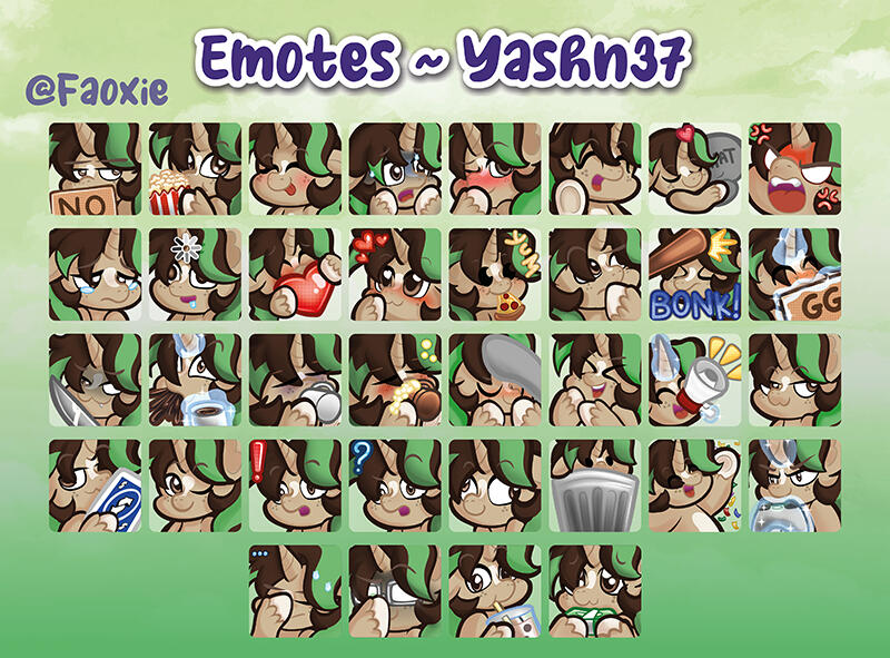 Emotes - Yashn37 (Twitch streamer)